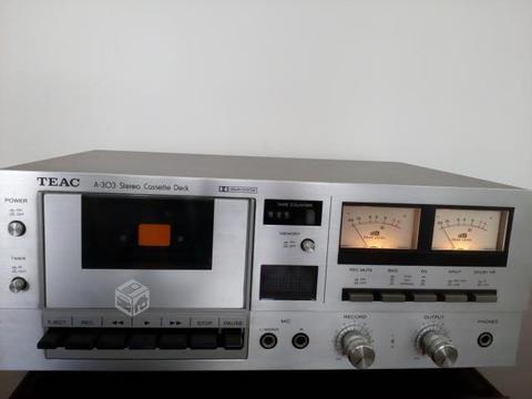 Deck Cassette Teac A-303, impecable, de colección