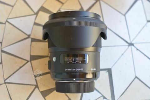 Lente Sigma 24mm f1.4 Art montura Nikon