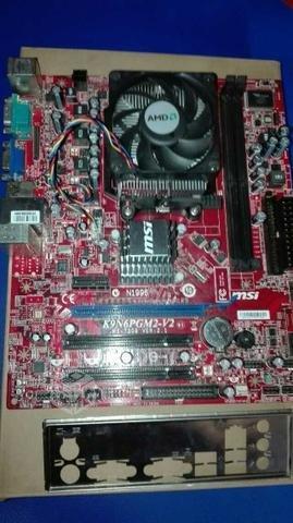 Placa MSI más procesador AMD