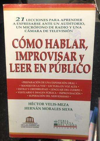 Como hablar improvisar y leer en público