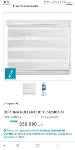 Cortinas duo black out