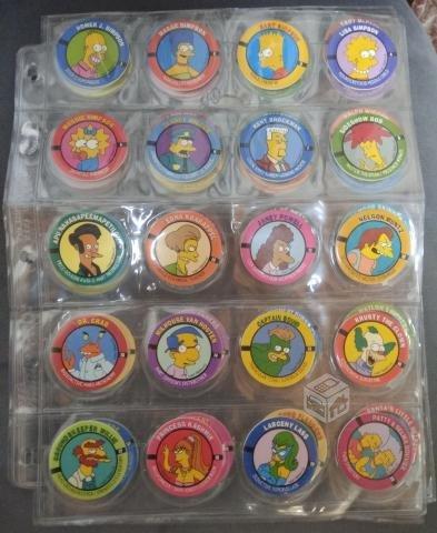 1994 Simpsons 50 Tazos Set Completo