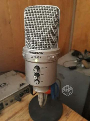 Microfono usb interfaz audio samsom