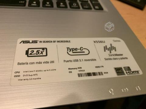 Notebook Asus Vivobook x556ub