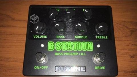 Pedal para bajo preamp hotone