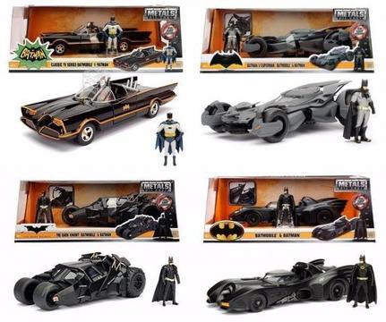 Batmobiles Jada Die Cast Batman con Figura Metal