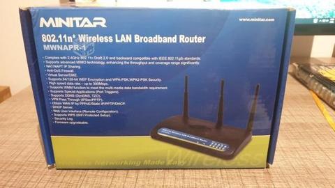 Minitar MWNAPR-1 Wireless LAN Broadband Router
