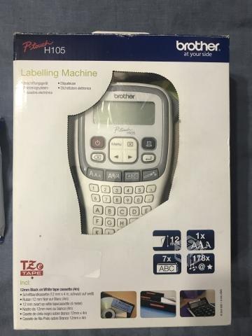 Rotuladora Electrónica Brother Pt H105 + 18 Cintas
