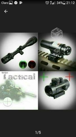 Miras caza, airsoft, paintball