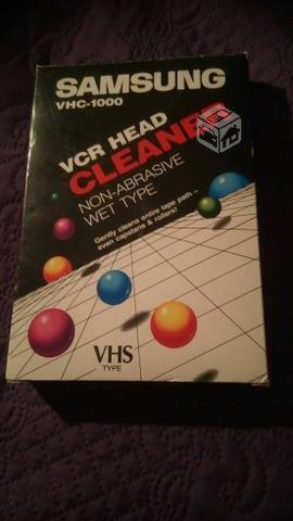 Videocassette limpiacabezales samsung vhs