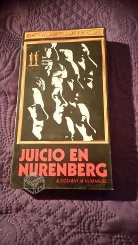 Película El juicio de Nuremberg vhs