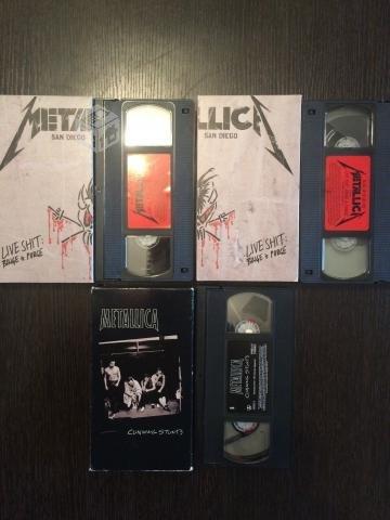 Metallica Lote cintas Vhs