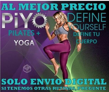 Piyo (pilates+yoga) Rutina Suave sin pesas en casa