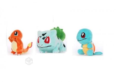 Pokemon Set 3 peluches primera generación