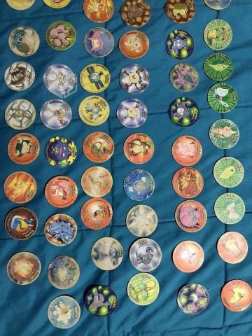 Lote de tazos pokémon colección