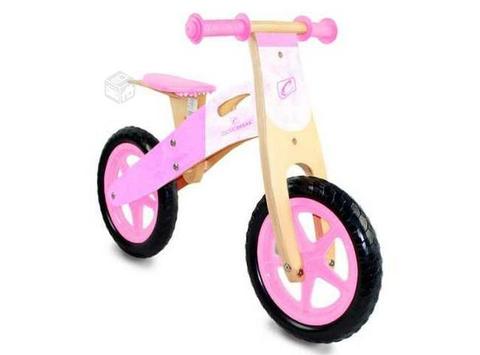 Bicicleta de madera aprendizaje niñas roda