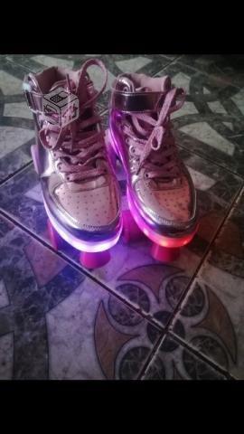 Patines con luces led