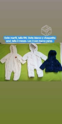 Ositos y chaqueta de bebé