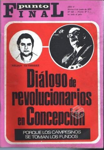 Revista Punto Final N° 132 Diálogo de revoluci