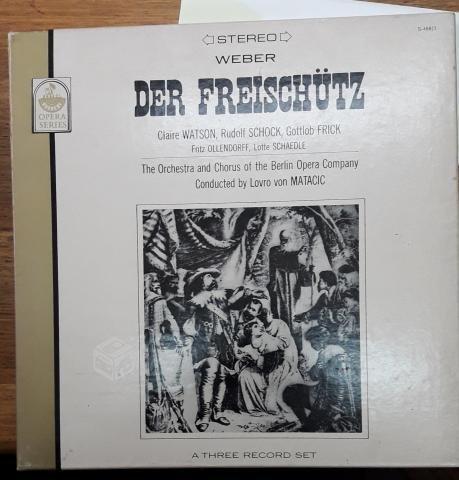 Opera DER FREISCHUTZ Carl Maria Von Weber
