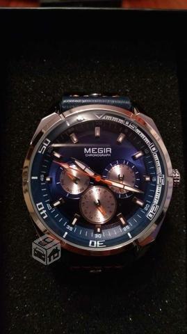 Reloj hombre - megir - Chronograph