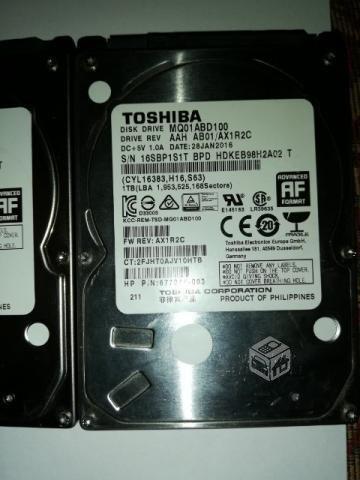 Pack HDD 4 discos 2.5 750gb 1tb