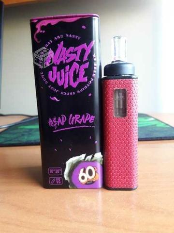 Vaporizador EGO AIO BOX + escencia NASTY GRAPE