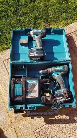 Taladro percutor + taladro impacto Makita