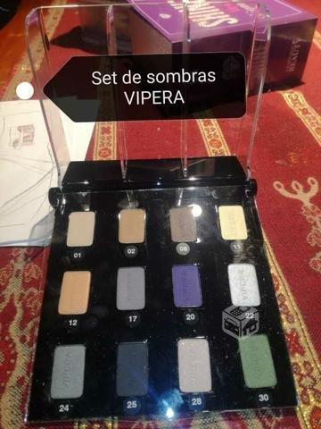Maquillaje muestrarios marcas Vipera y LA. Girl