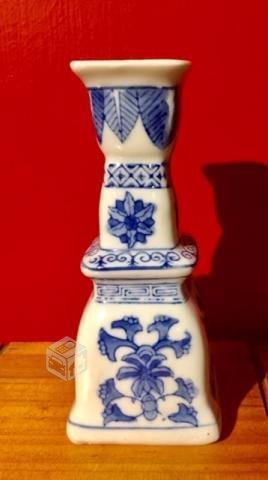 Candelabro porcelana china, vintage