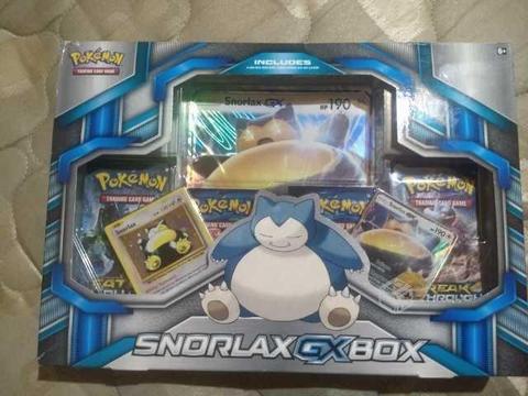 Cartas Pokémon Snorlax GX Box