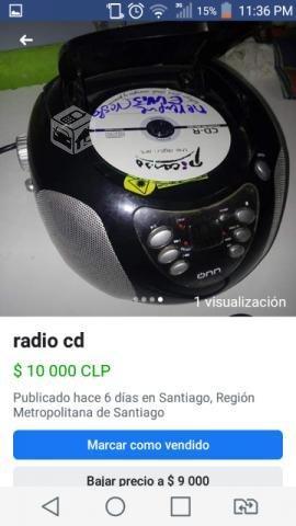 Radio con cd