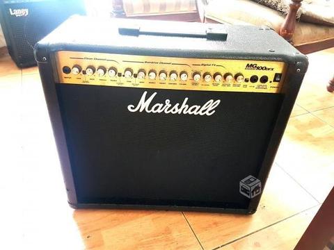 Amplificador Marshall Guitarra Mg100 Con Efectos