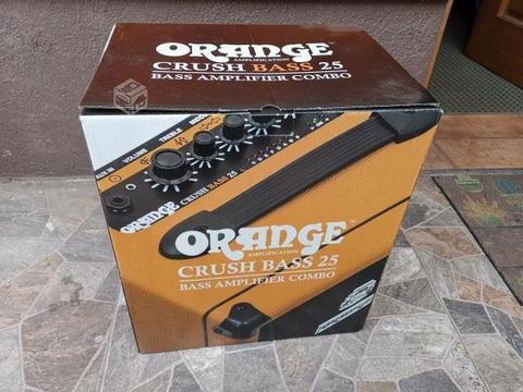 Combo Amplificador Orange Crush 25 Nuevo