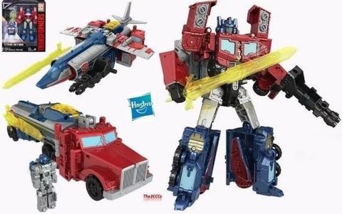 Optimus Prime & Diac Transformers 3 En 1 Hasbro