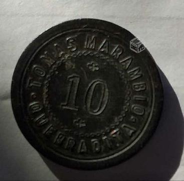 Ficha Moneda quebradita de 10Cts