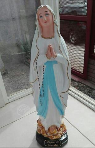 Virgen de Lourdes yeso