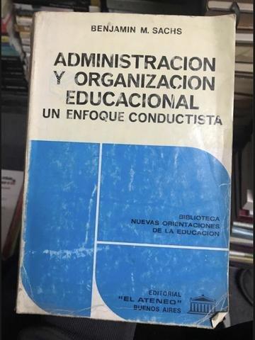 Administración y organización educacional