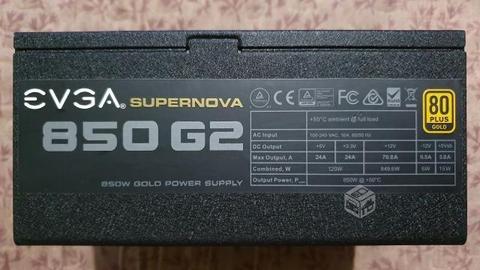 EVGA 850w 80+ Gold, Full modular