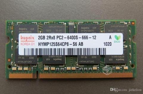 Memoria Ram Notebook DDR2 6400 2GB