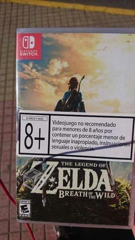 Zelda breath of the wild nintendo switch sellado