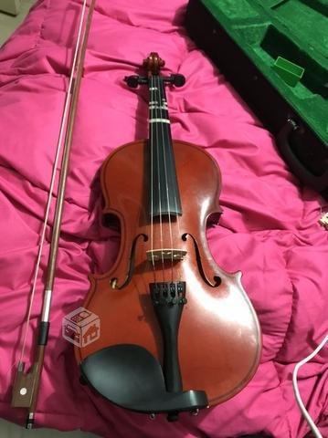 violín con cuerdas nuevas