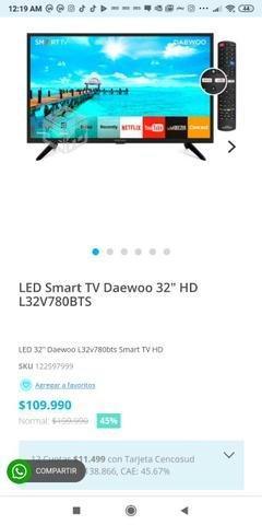 Smart tv y secadora