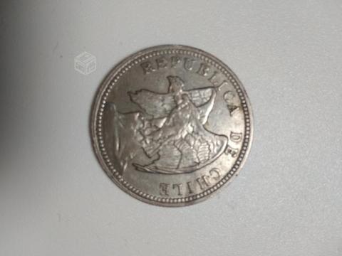 Monedas Chilenas de plata 1 peso