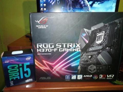 Intel core i5 8600 asus rog strix h370