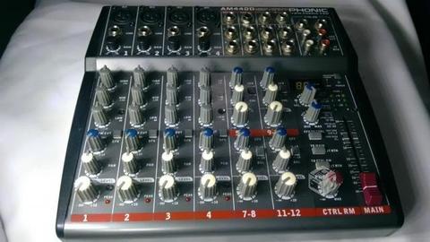 mezcladora de audio phonic amd440d 12canales