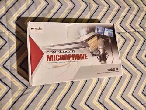 Microfono Condensador Profesional Studio USB PC