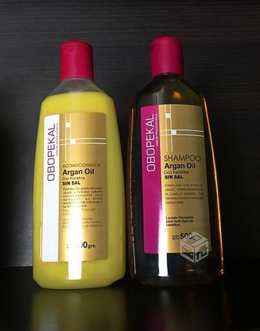 Shampoo Argan Oil c/Keratina SIN SAL