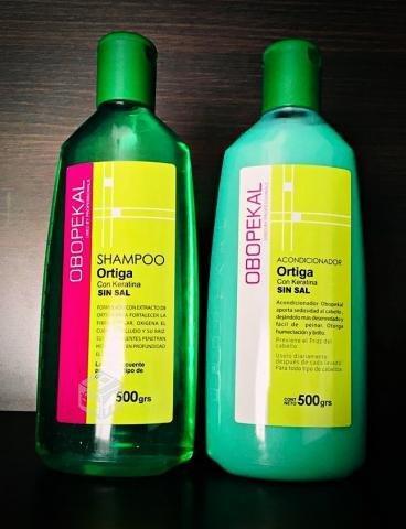 Shampoo Ortiga con Keratina SIN SAL