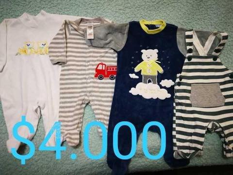 Lote ropa bebé niño rn a 3 meses